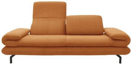 2-Sitzer-Sofa Looks Xiii Honig - Schwarz/Honig, Design, Textil (204 (264)/83 (110)/98cm) - LOOKS by W.Joop