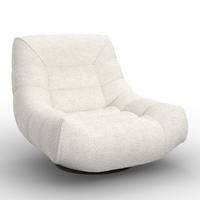 Relaxačné kreslo LORENA, svetlosivé buklé, max. 140 kg - čierna/svetlosivá, Modern, kov/textil (101/83/95cm) - Bessagi Home