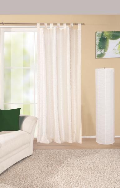 Készfüggöny Elegance - Natúr, konvencionális, Textil (140/255cm) - Ombra