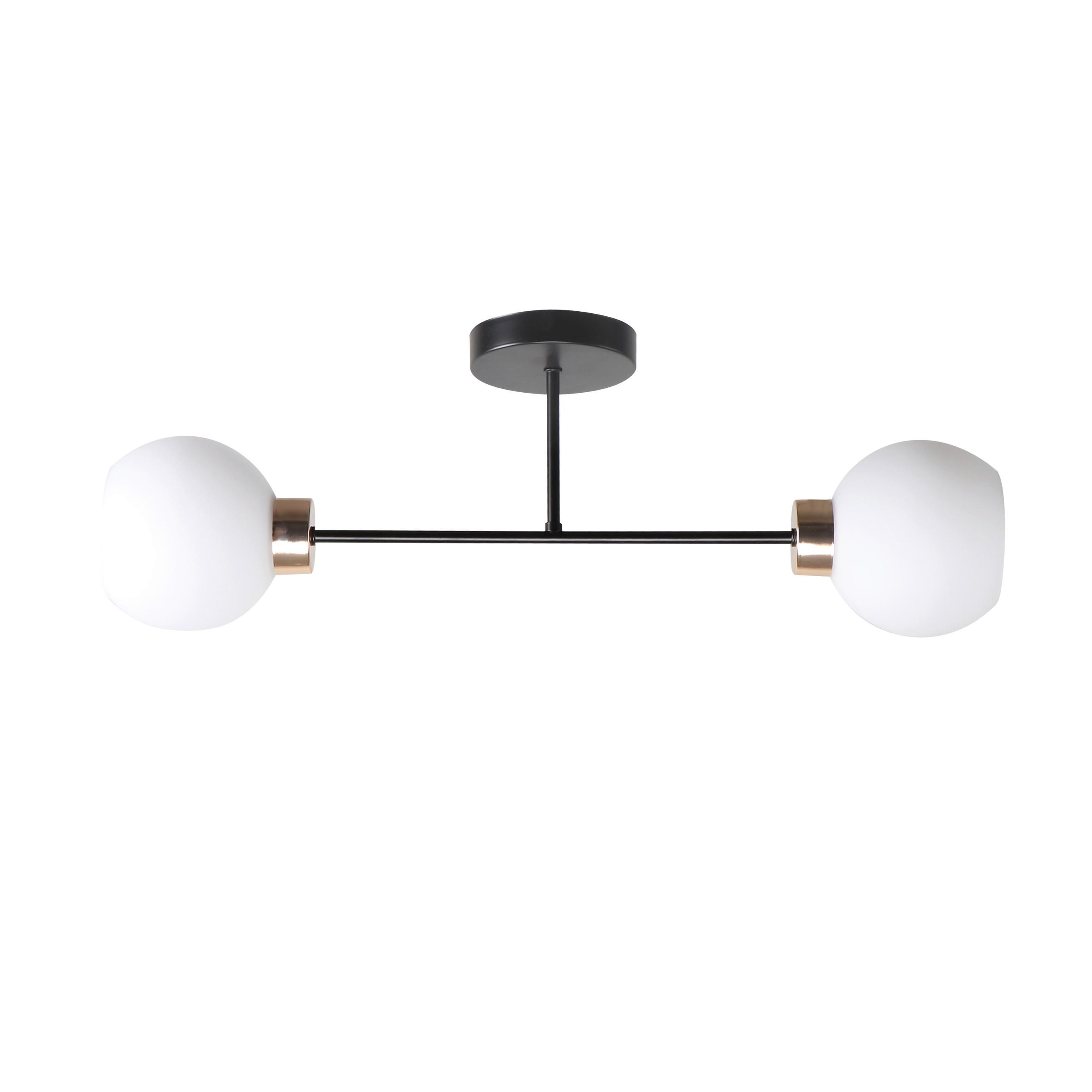 Deckenleuchte 32-2169 Amanda - Goldfarben/Schwarz, KONVENTIONELL, Metall (62/14/22cm)