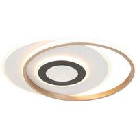 STROPNÍ LED SVÍTIDLO KITKOL - bílá/černá, Moderní, kov/plast (48/40/6cm) - Mömax