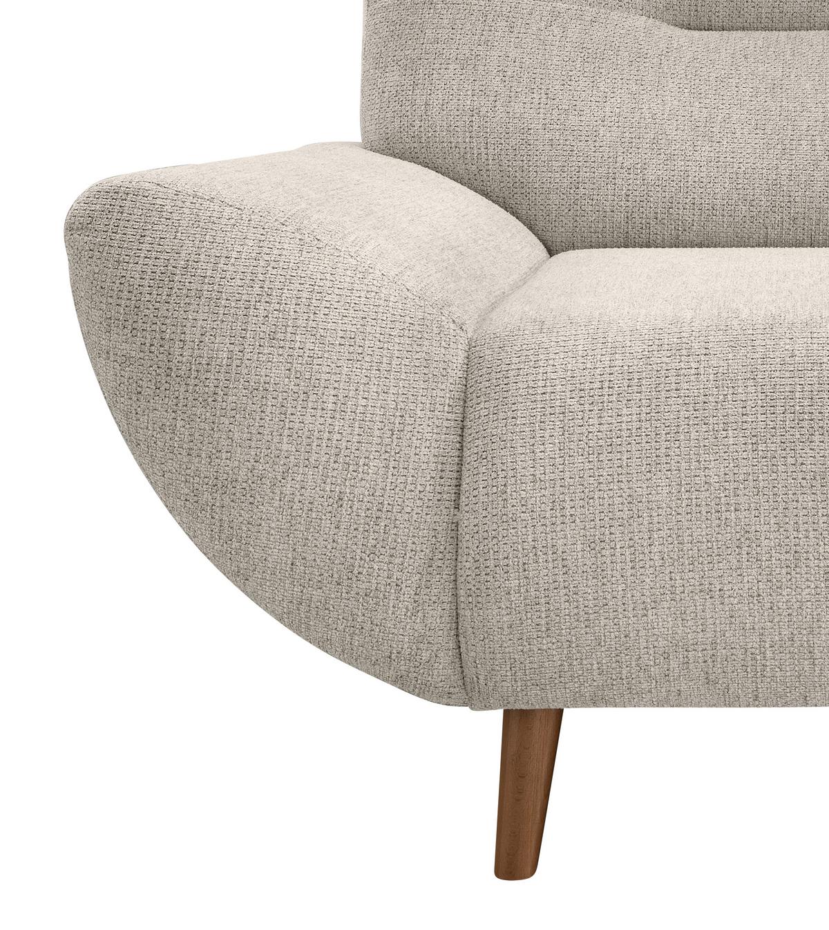 Sessel Drago Beige B/H/T: 111/81/90 cm - Wildeiche/Beige, MODERN, Textil (111/81/90cm) - MID.YOU