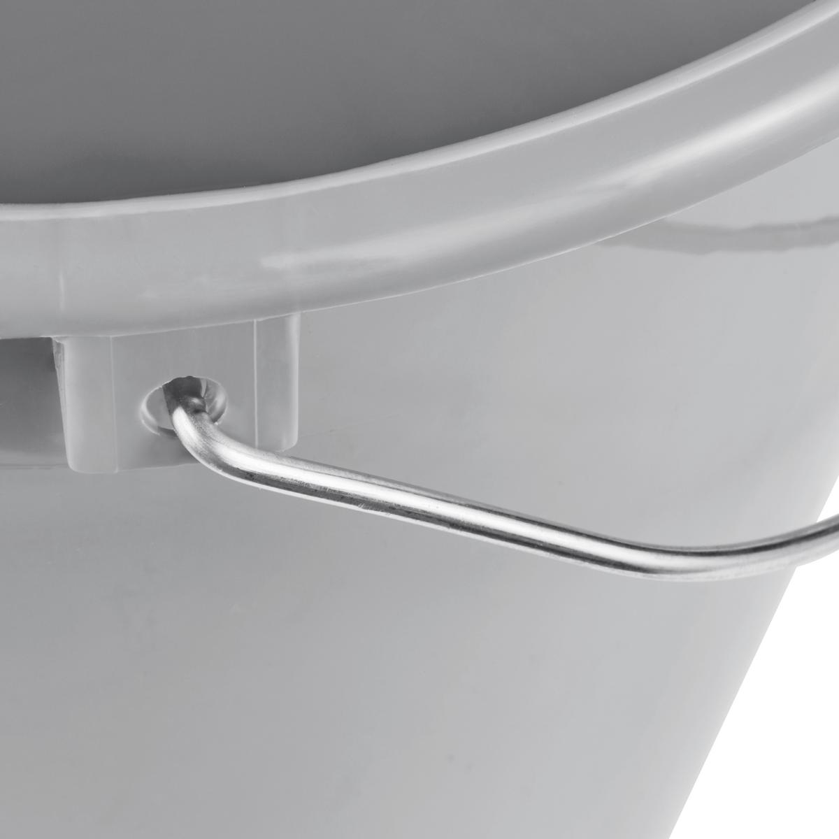 Eimer Erik 10l - Grau, Kunststoff (28,5/0/26cm)