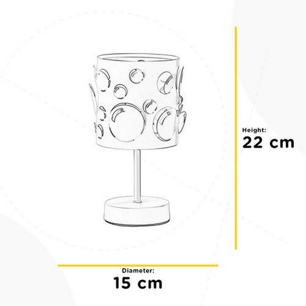Kindertischleuchte 4895/l - Weiß, Design, Metall (15/22cm)