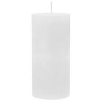 VÁLCOVÁ SVÍČKA LIA - bílá, Moderní (6,8/15cm) - Premium Living