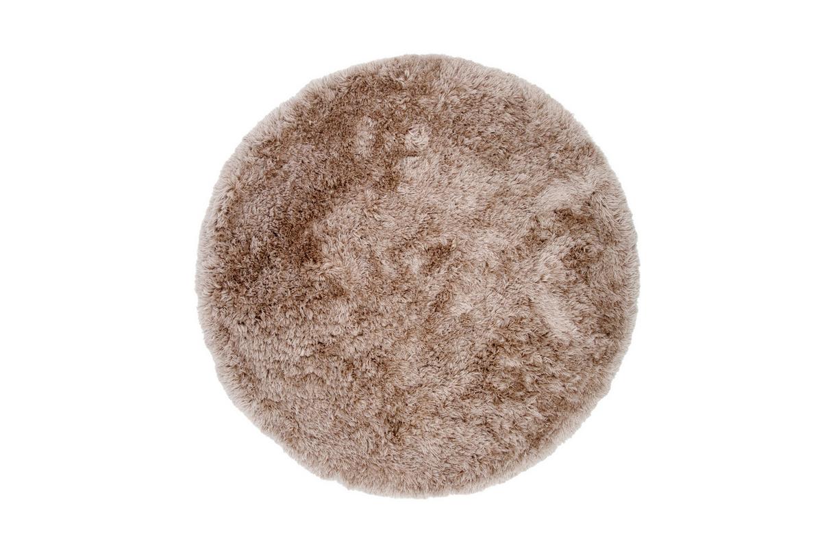 Hochflorteppich Beige Grace 200 Cm - Beige, LIFESTYLE, Textil (200cm) - P & B