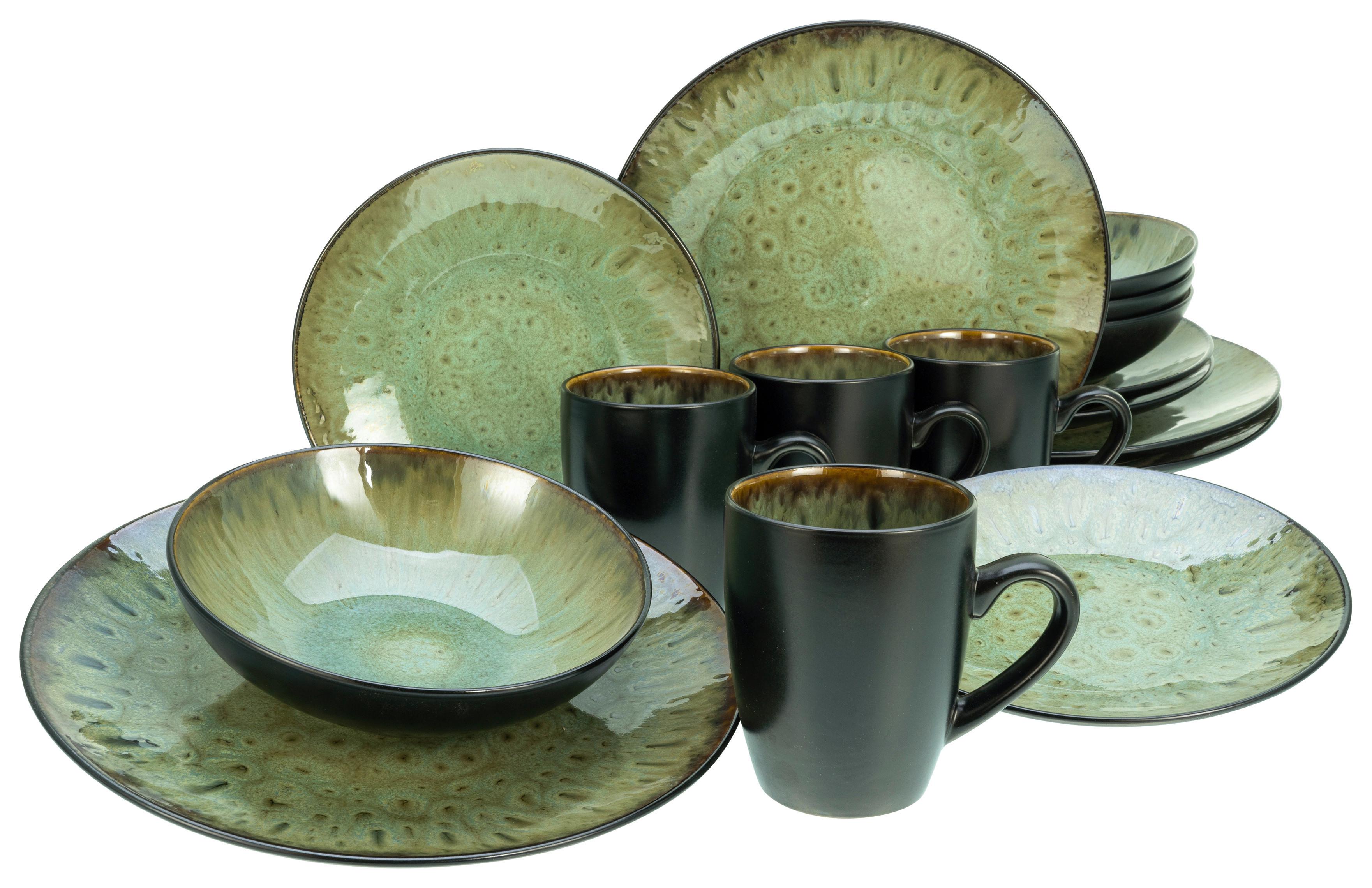 Kombiservice Jawa Keramik 4 Personen Geschirr Set - Multicolor, Trend, Keramik - Creatable