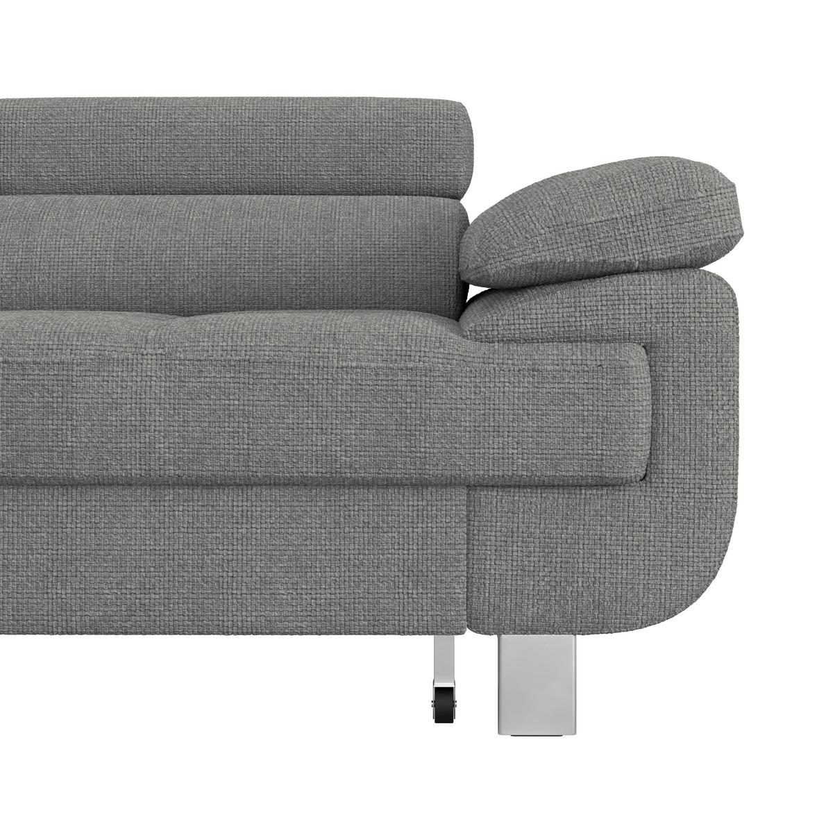 Ecksofa Savona - Dunkelgrau, MODERN, Textil (230/270cm) - Ondega