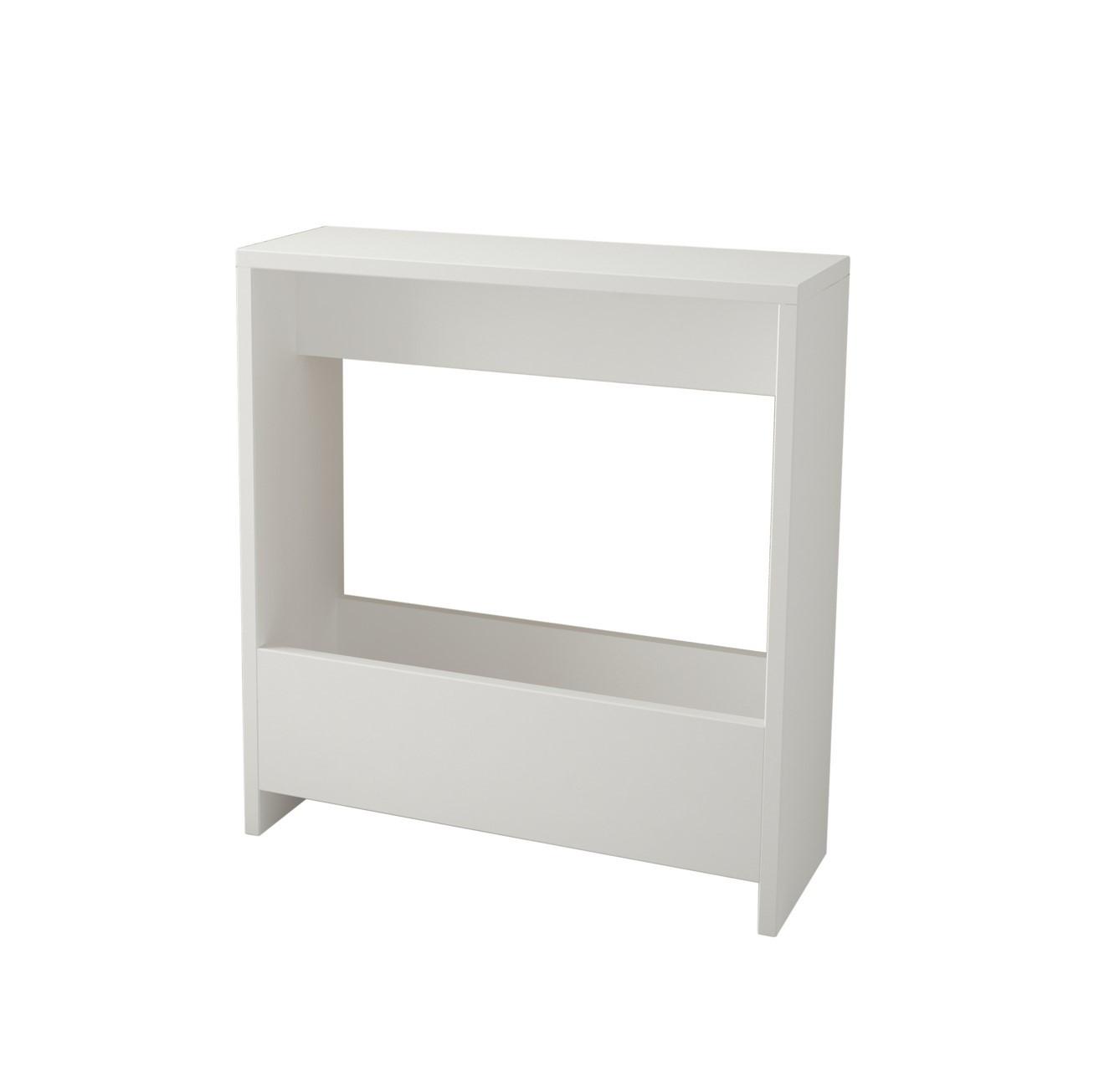 Beistelltisch Simpi Beistelltisch - Weiß, Design, Holzwerkstoff (55/20/60cm) - Livetastic