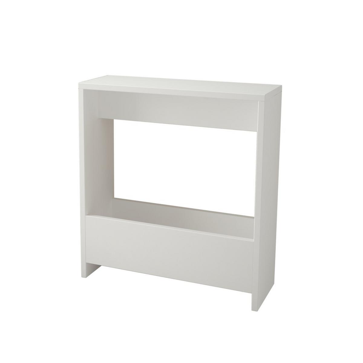 Beistelltisch Simpi Beistelltisch - Weiß, Design, Holzwerkstoff (55/20/60cm) - Livetastic