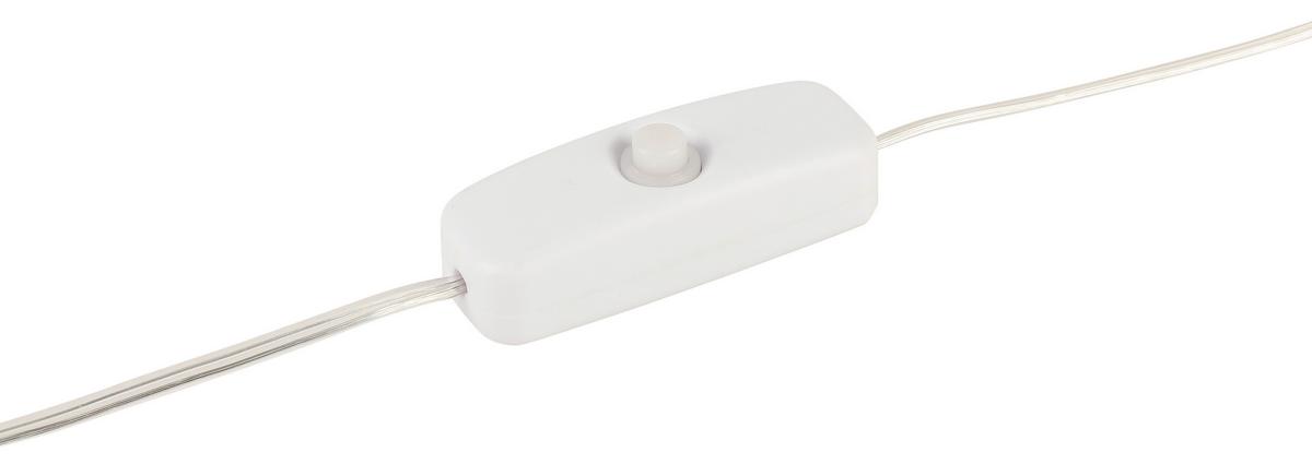 Dekorační svítidlo Rabi, V: ca 41cm, průhledné­ - průhledné, Moderní, plast (20/20/41cm) - Modern Living