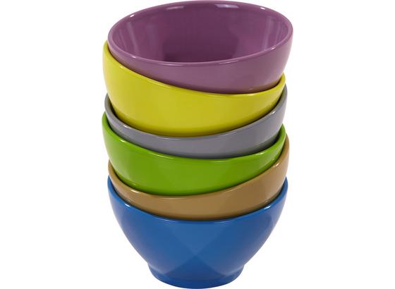 Müslischale Fiorella - Blau/Pink, KONVENTIONELL, Keramik (13,5/7,5cm) - Ombra Müslischale Fiorella - Blau/Pink, KONVENTIONELL, Keramik (13,5/7,5cm) - Ombra