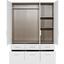 Kleiderschrank Celle, 3-türig - Weiß, MODERN, Holz (136/197/54cm) Kleiderschrank Celle, 3-türig - Weiß, MODERN, Holz (136/197/54cm)