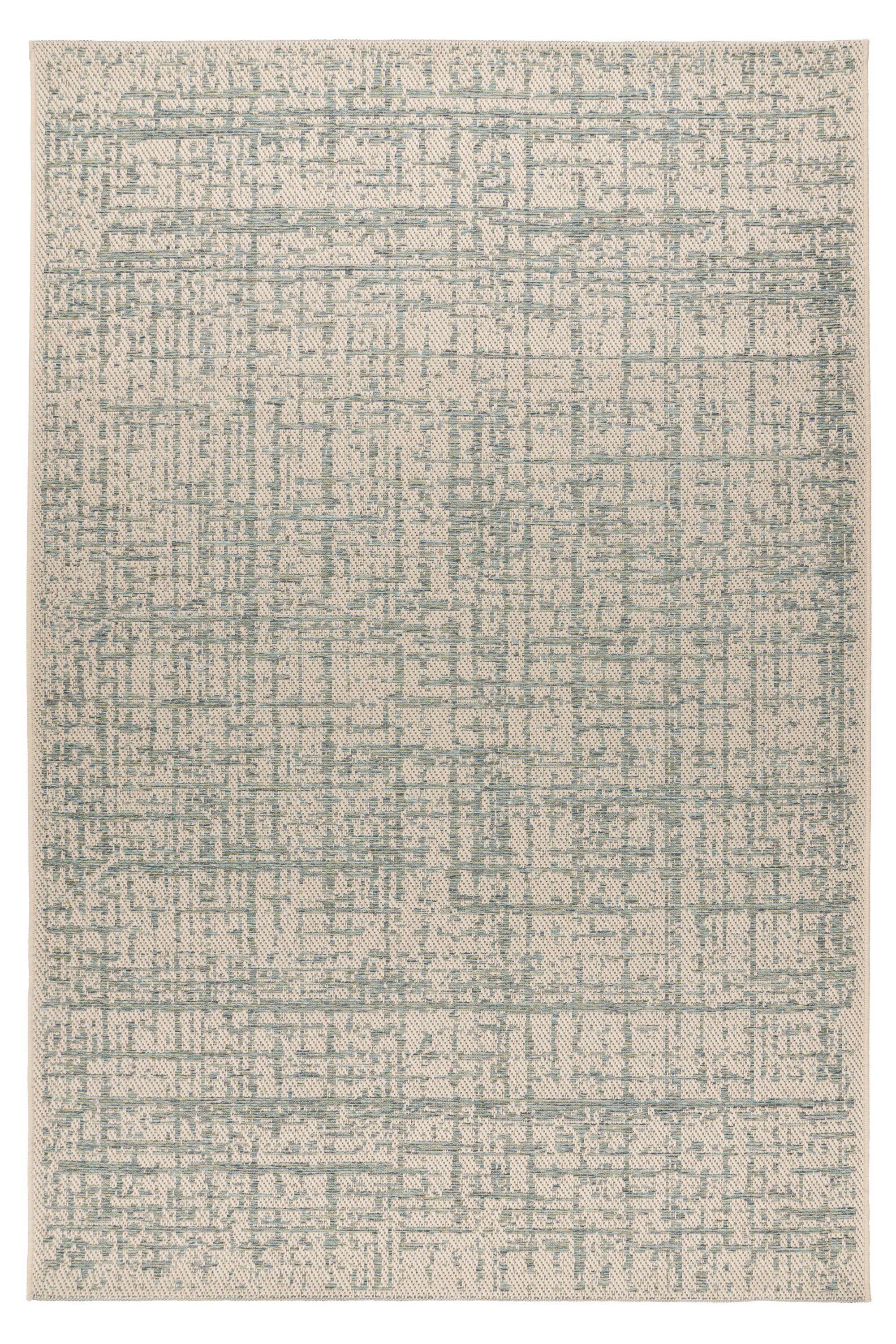 FLACHWEBETEPPICH BxL: ca. 160x230 cm - Blau, Basics, Textil (160/230cm) - Kayoom