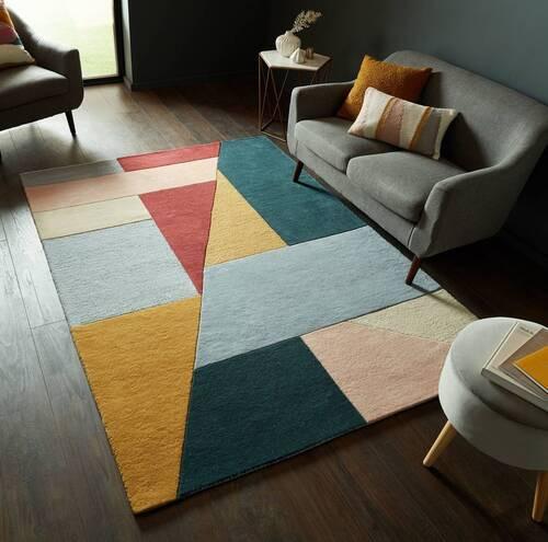 Wollteppich Alwyn Multicolor B: 200 cm - Multicolor, Basics, Textil (200/290cm)