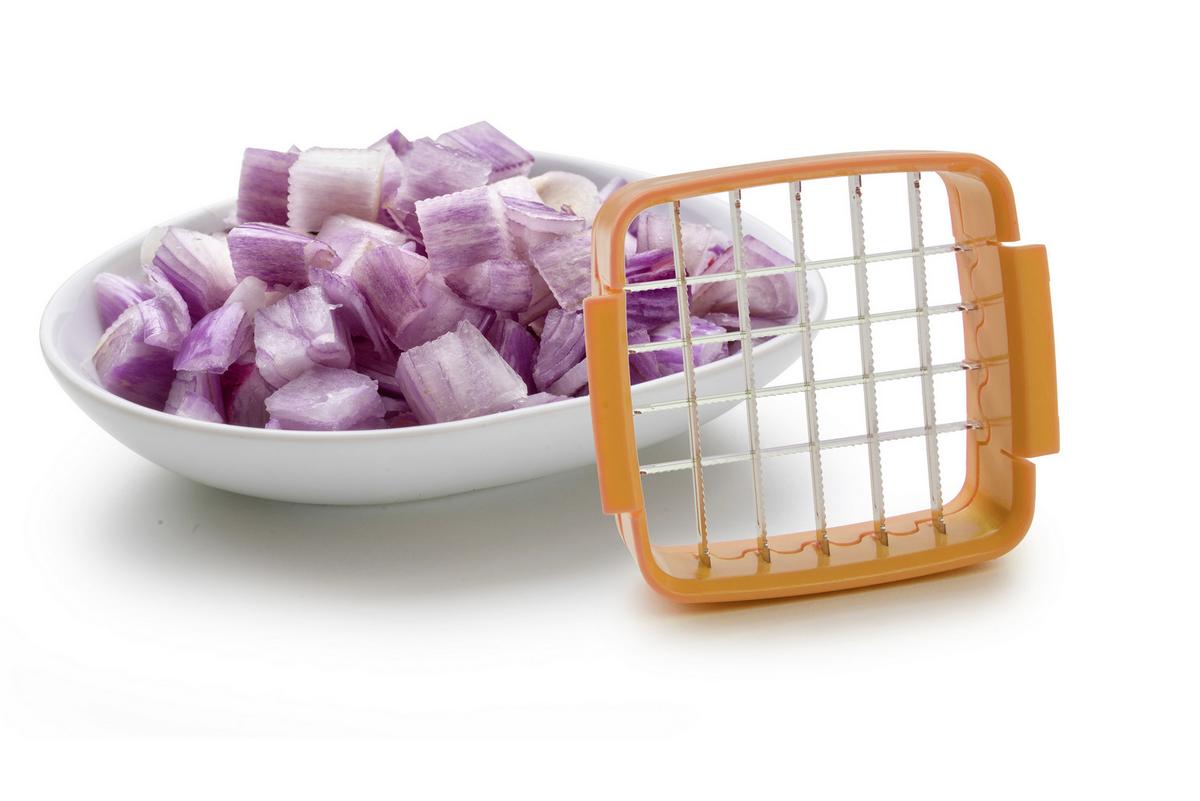 Küchenhelfer-set Nicer Dicer Quick 7 -Teilig. - Schwarz/Orange, Basics, Kunststoff/Metall - Genius