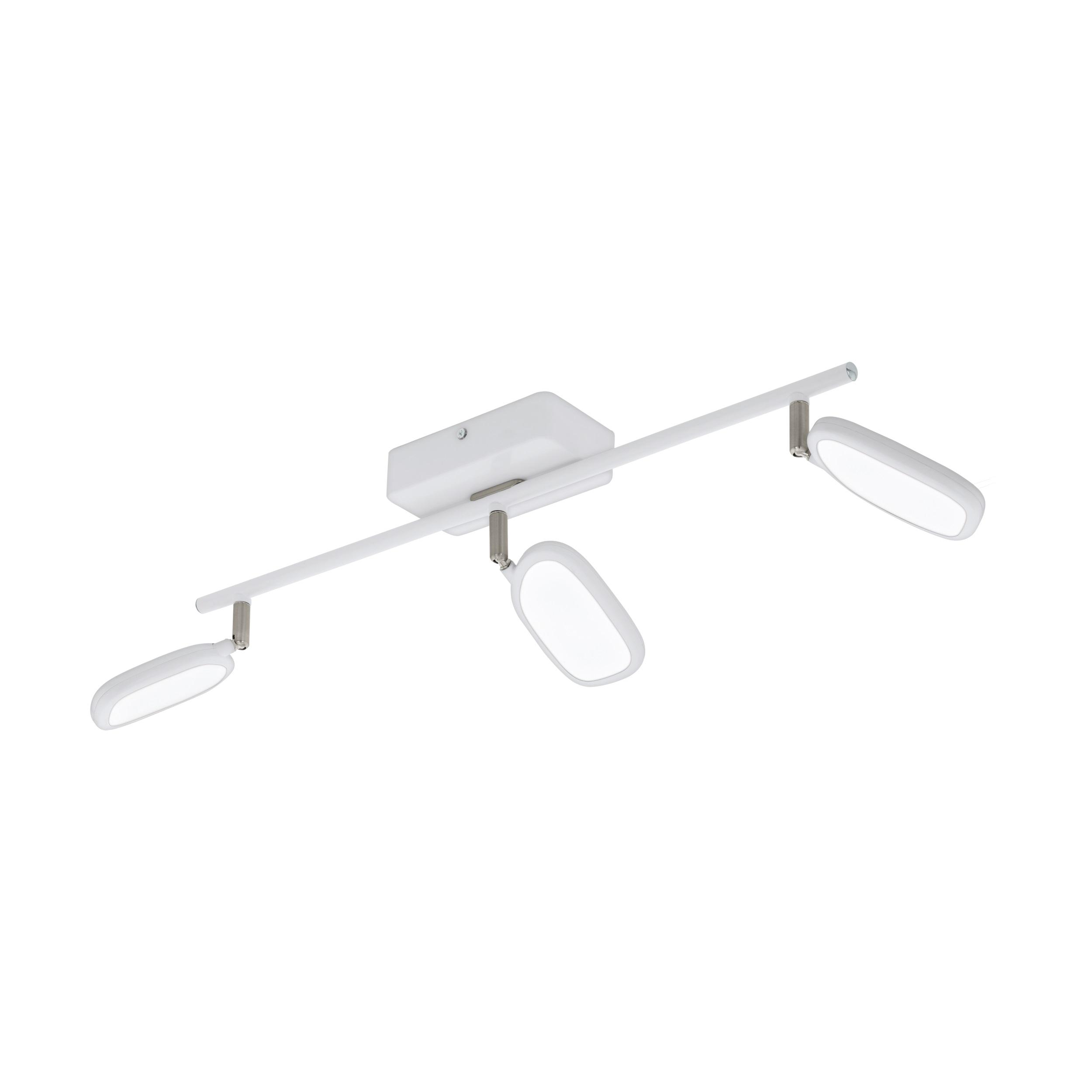 LED-Deckenleuchte Palombare- Connect L: 59 cm Farbwechsler - Weiß, Design, Kunststoff/Metall (8/59cm) - Eglo
