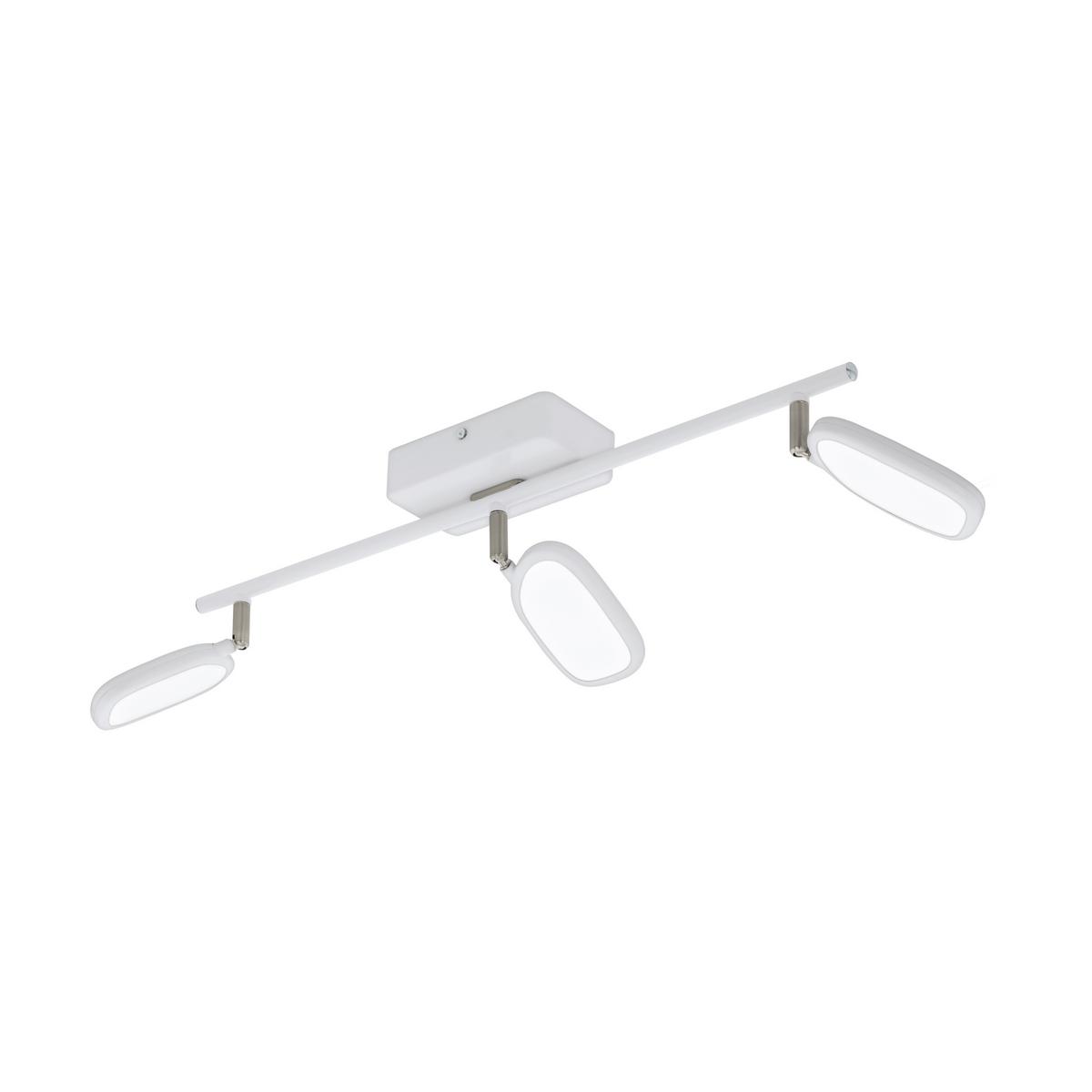 LED-Deckenleuchte Palombare- Connect L: 59 cm Farbwechsler - Weiß, Design, Kunststoff/Metall (8/59cm) - Eglo