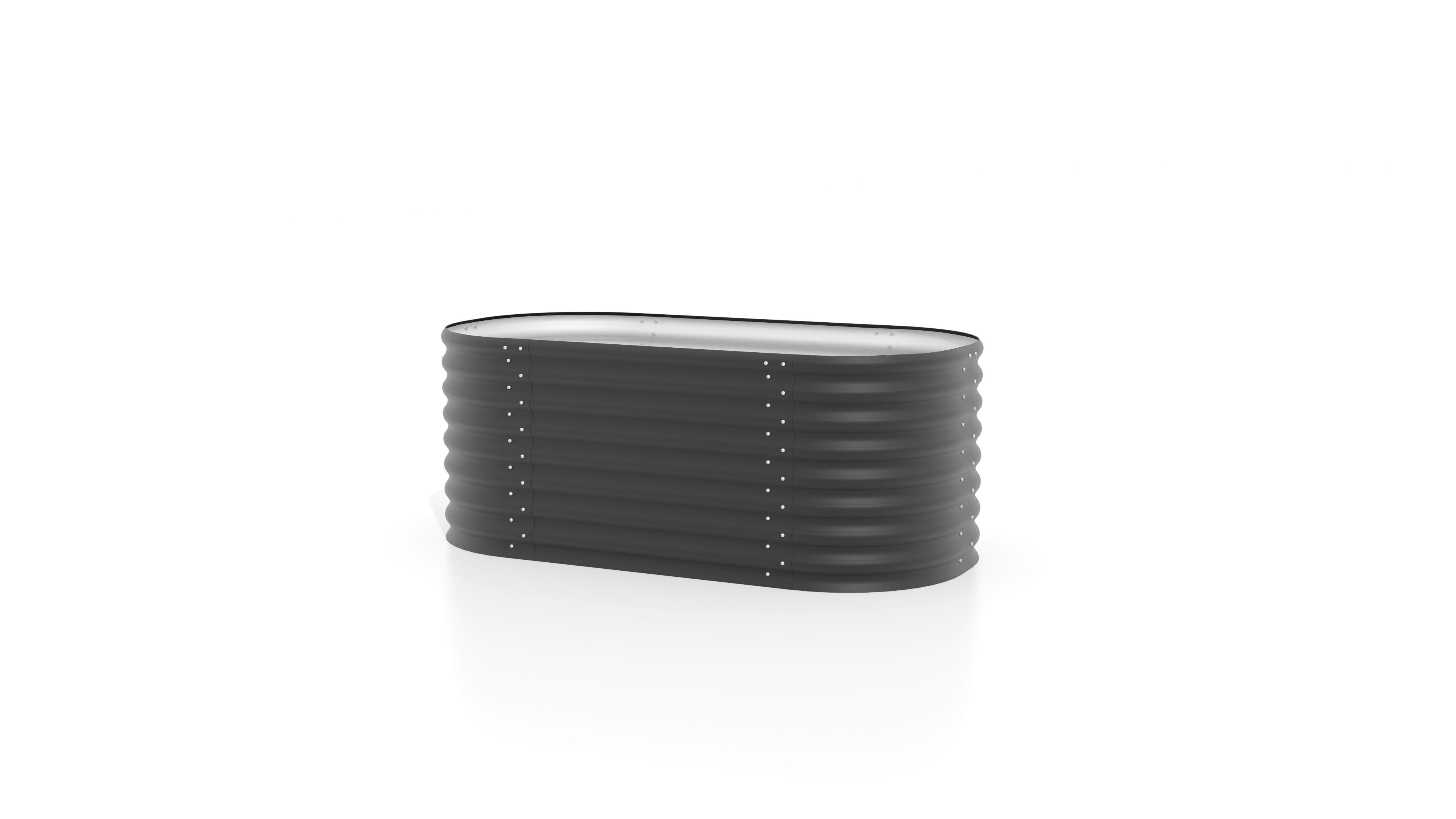 Hochbeet Stahl Vita 630 82,1x63x162,1 cm Schwarz - Schwarz, Basics, Metall (82,1/63/162,1cm)