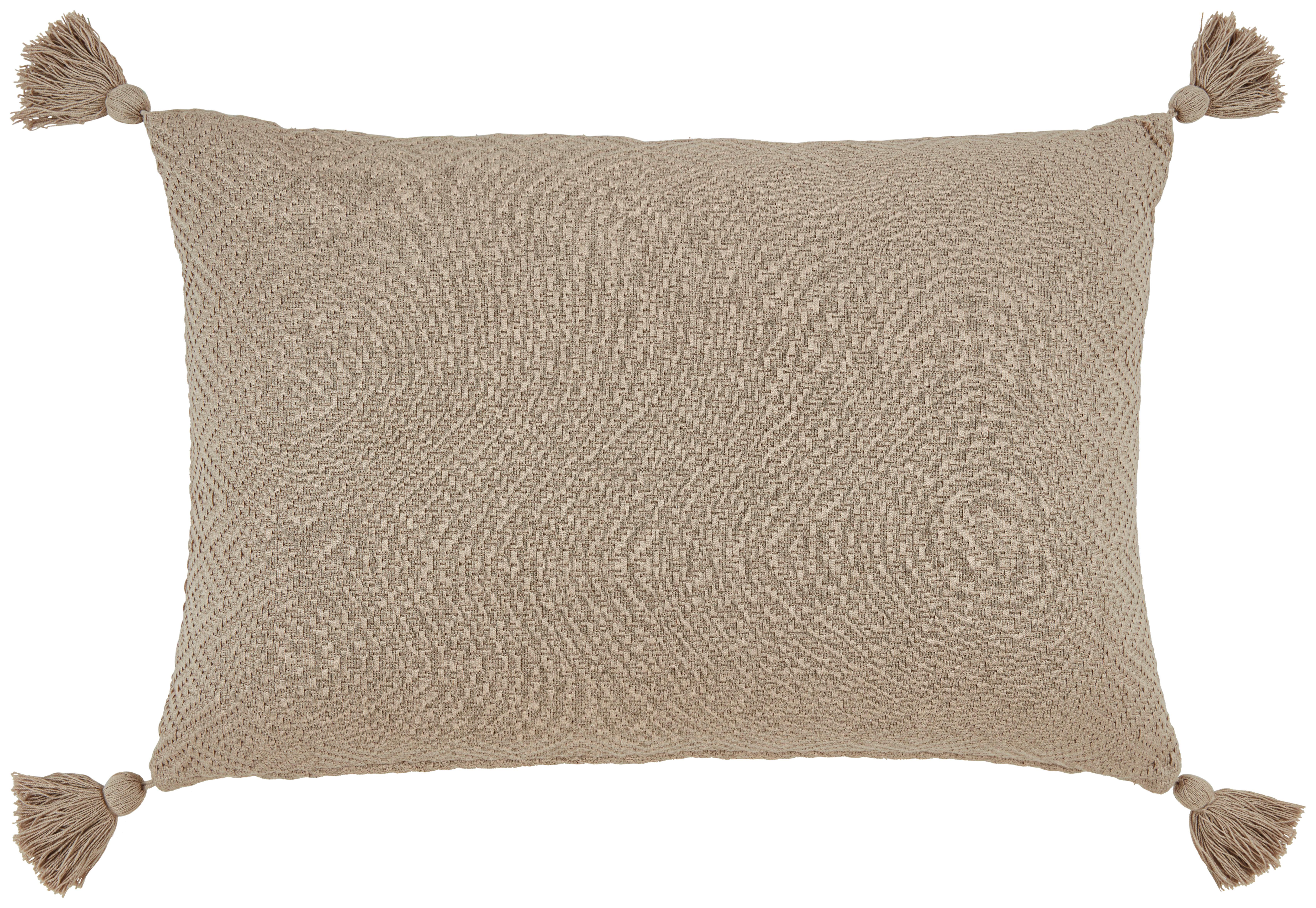 DEKORAČNÝ VANKÚŠ Frieda, 40/60cm, sivá - béžová, Modern, textil (40/60cm) - Modern Living