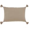 DEKORAČNÝ VANKÚŠ Frieda, 40/60cm, sivá - béžová, Modern, textil (40/60cm) - Modern Living