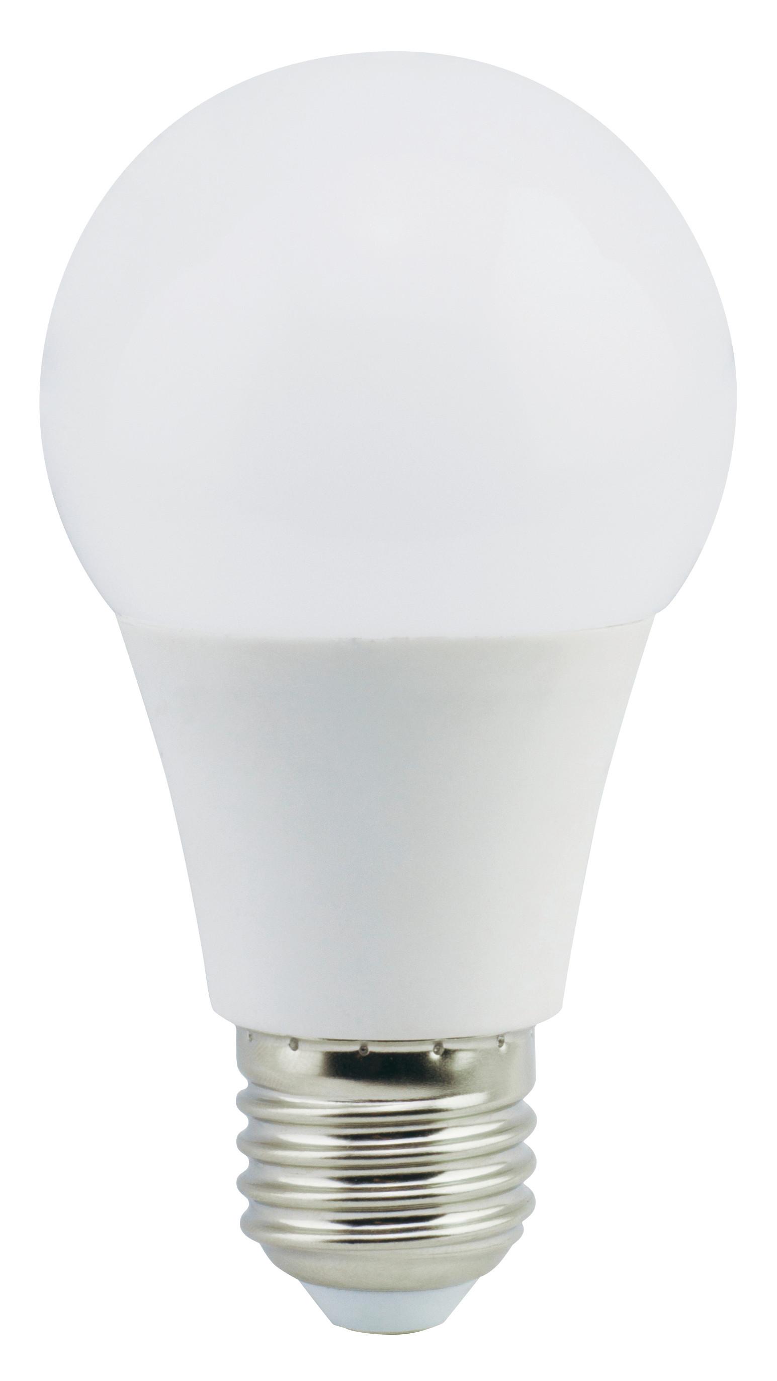 Led-izzó 11w E27 - fehér, műanyag/fém (6/11cm)