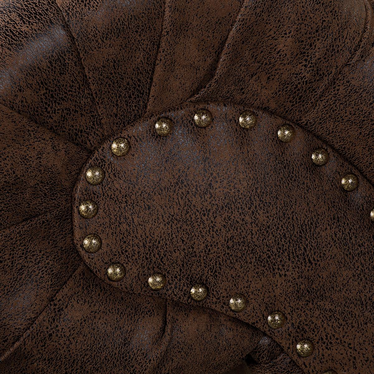 Récamiere Pako Dunkelbraun B: 185cm - Dunkelbraun/Braun, Design, Textil (185/93/75cm) - Livetastic