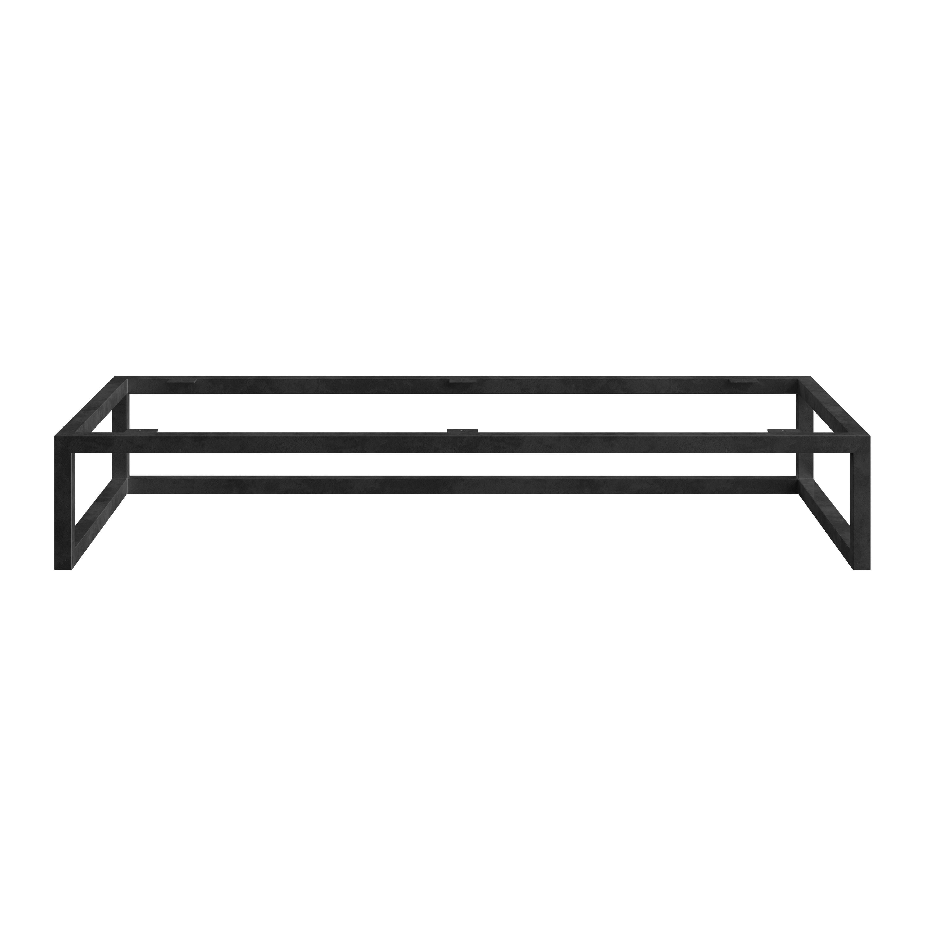 Fußgestell passend zu Unit Elements - Schwarz, MODERN, Metall (91/15/40cm) - Ondega
