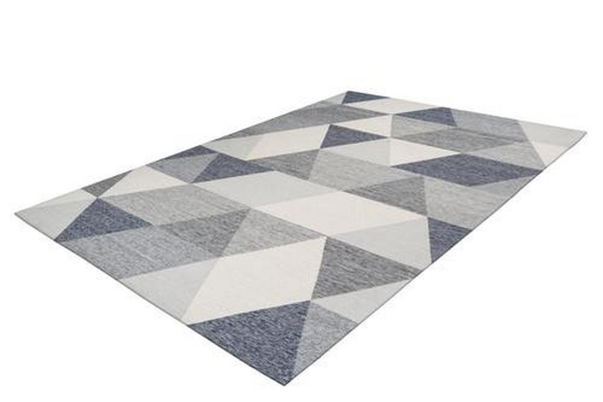 Webteppich Creme/Grau Yoga 120x170 cm - Creme/Grau, Design, Textil (120/170cm) - Kayoom