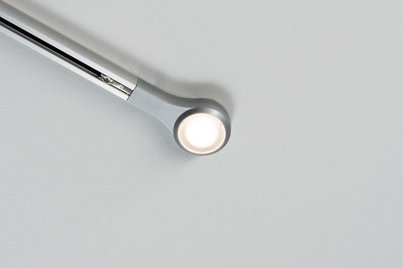 Schienensystem-Endkappe mit LED-Beleuchtung