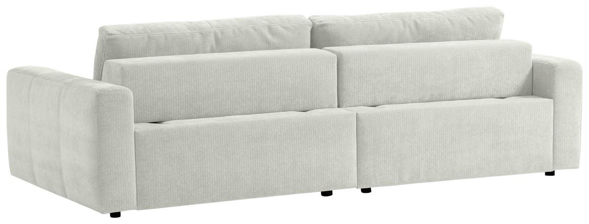 Bigsofa Be Comfy - Schwarz/Weiß, MODERN, Textil (264/83/126cm) - Trendmanufaktur