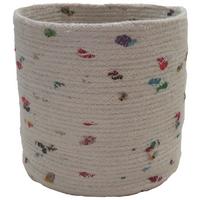 Kosár Josef - natúr színű, Konventionell, természetes anyagok (35/35cm) - Luca Bessoni