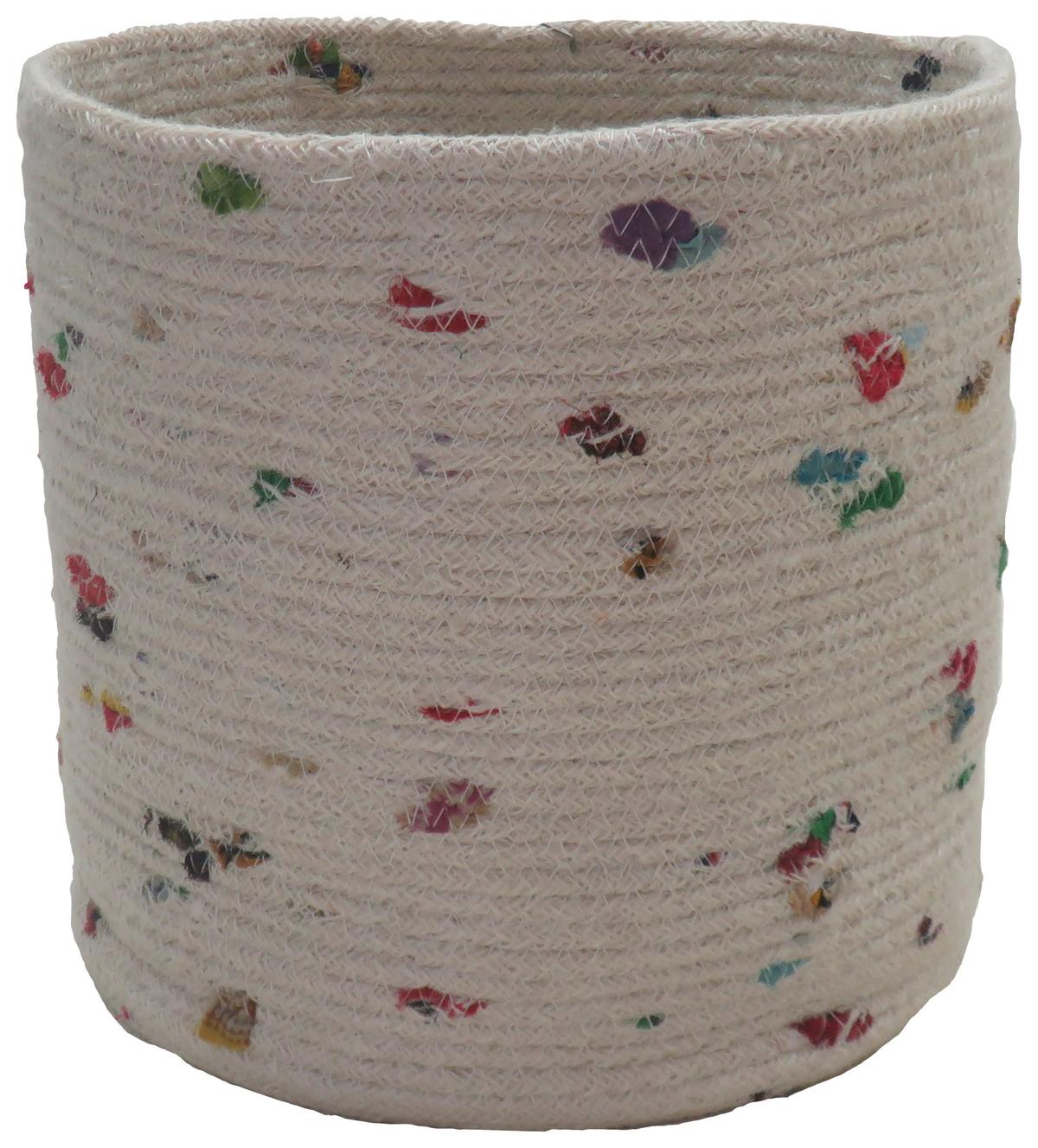 Kosár Josef - natúr színű, Konventionell, természetes anyagok (35/35cm) - Luca Bessoni