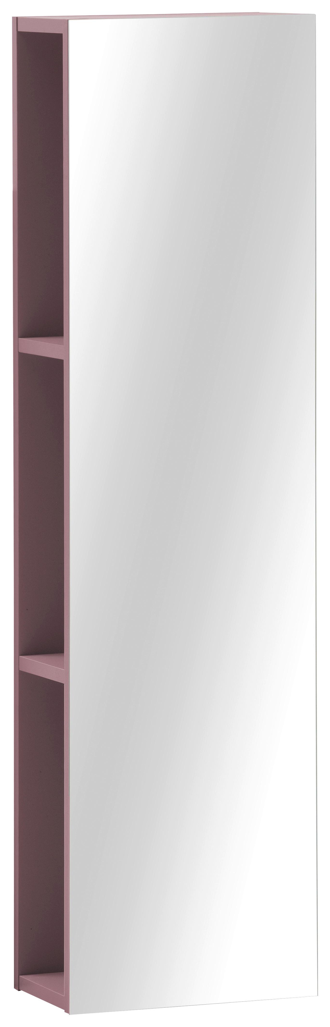 REGAL Piazza Mauve B: 30cm - Mauve, Design, Glas/Holzwerkstoff (30/110,6/19,6cm) - MID.YOU