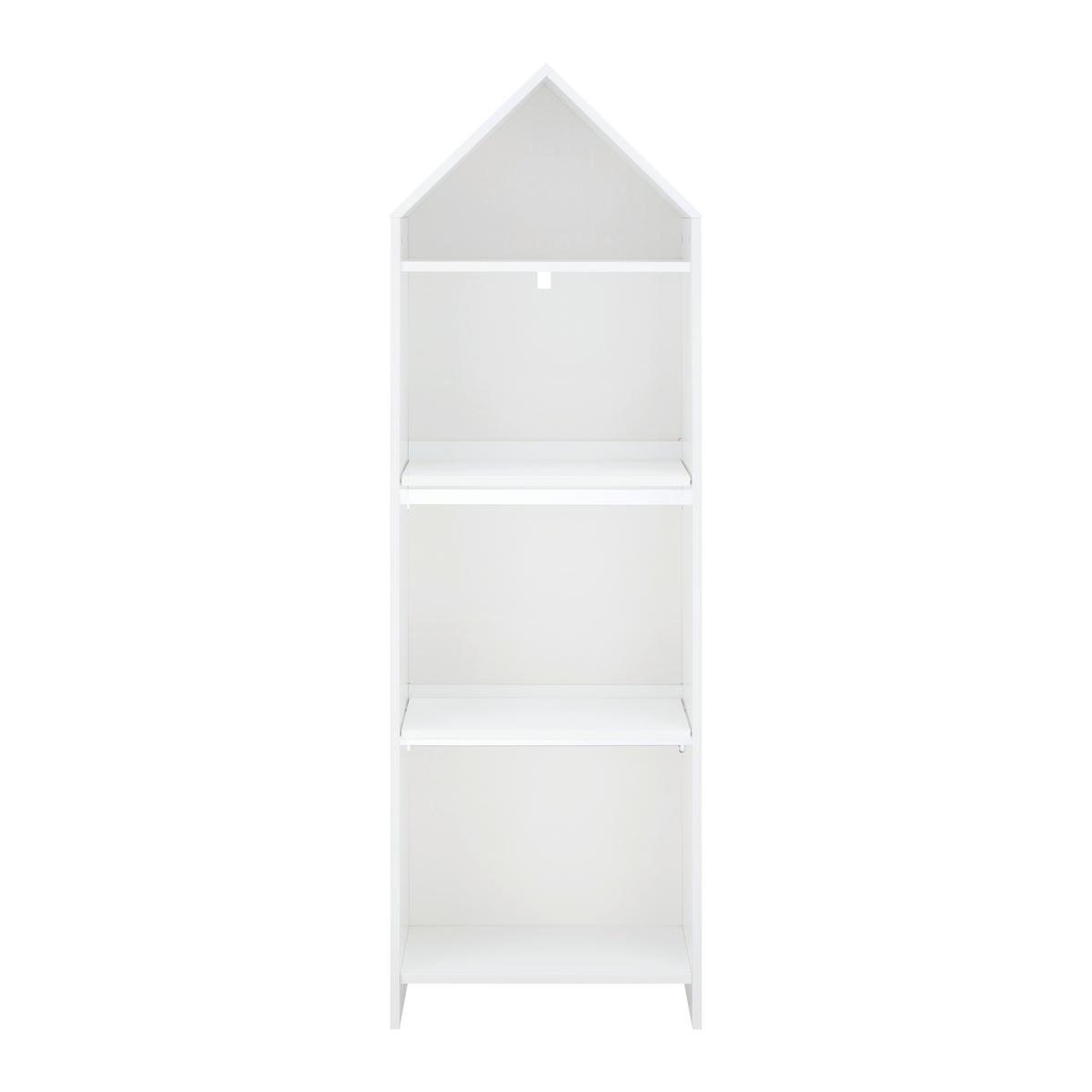 Regál LIA - biela, Modern (47/150/30cm) - Bessagi Kids