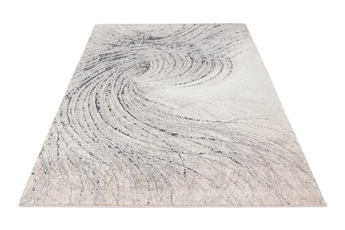 Webteppich My Bologna 462 Grey 160 X 230 - Grau, KONVENTIONELL, Kunststoff/Textil (160/230cm) - Obsession