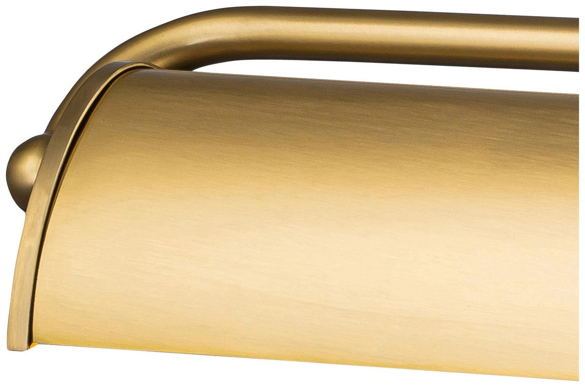 Képmegvilágító Lámpa Winchfield-Pll-Ab-Mb - fekete/sárgarézszínű, Konventionell, fém (12.7/70.3/31.8cm) - Elstead Lighting