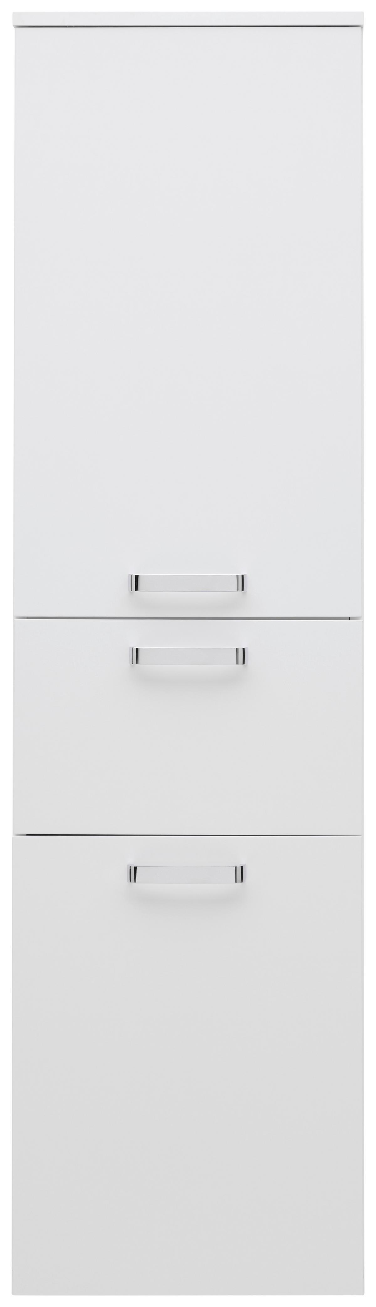 Badezimmer Hochschrank Bxh 40x147 Cm Weiß - Weiß, KONVENTIONELL, Holzwerkstoff (40/147/38,5cm) - Ondega