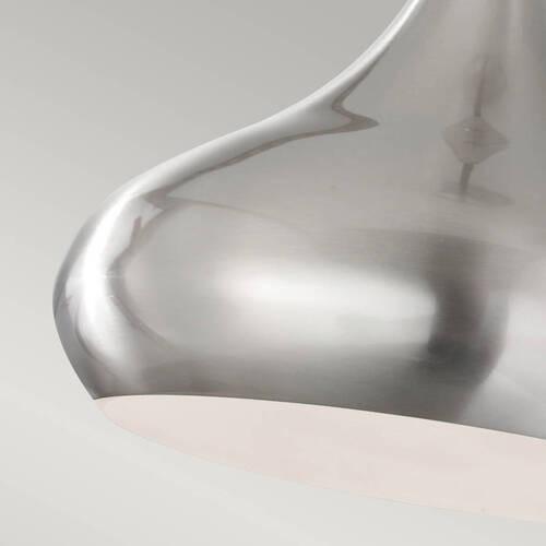 Hängeleuchte Fe-Beso-P-M-Bs - Edelstahlfarben, Design, Metall (25.4/30.3cm) - Elstead Lighting
