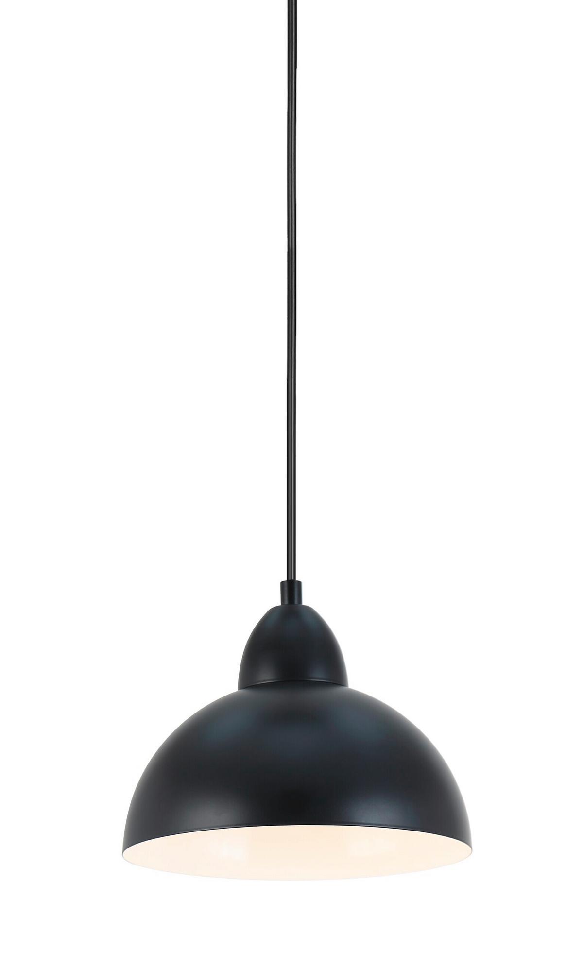 ZÁVĚSNÉ SVÍTIDLO MICHAEL - bílá/černá, Moderní, kov/plast (20/100cm) - Mömax