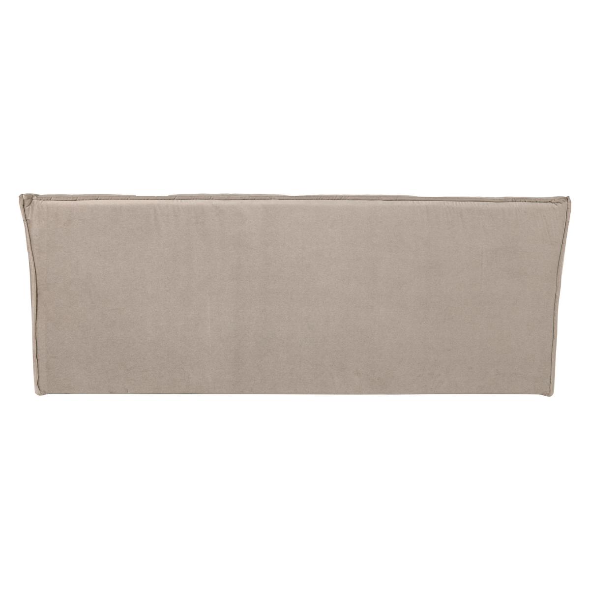 3-SITZER-SOFA Cluster Taupe B: 204cm - Taupe/Schwarz, MODERN, Textil (204/81/91cm) - Livetastic