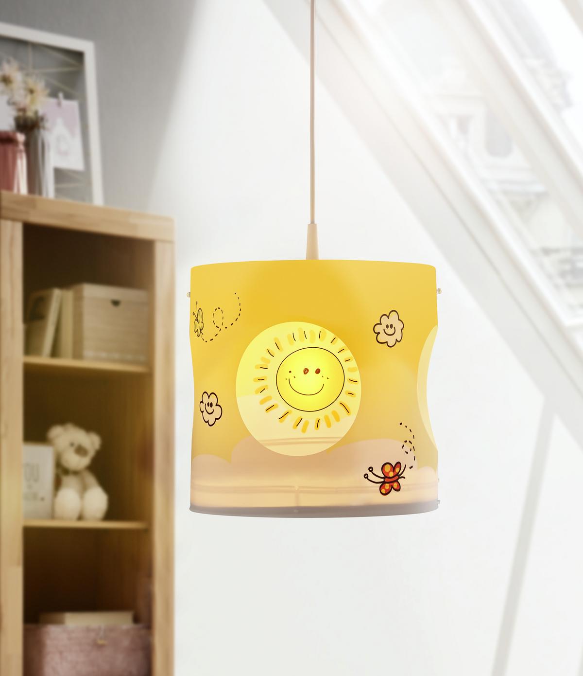 Kinderhängeleuchte 120 Sunny - Multicolor, LIFESTYLE, Kunststoff (25/27cm) - Niermann