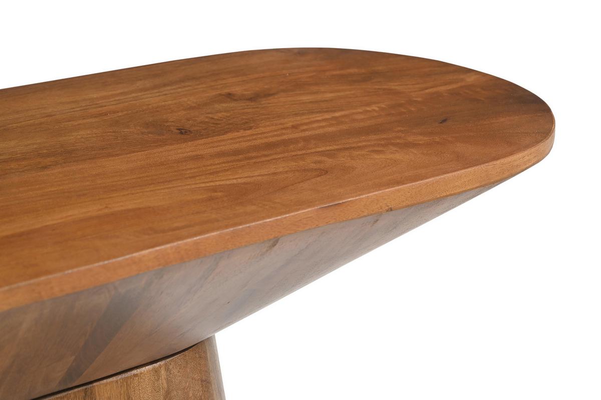 KONSOLENTISCH Naturfarben L: 120cm - Naturfarben, Design, Holz (120/40/77cm) - MID.YOU
