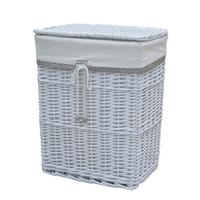 Koš RUBY -XL- RUBY - bílá, Konvenční, dřevo/textil (37/48/27cm) - Mömax
