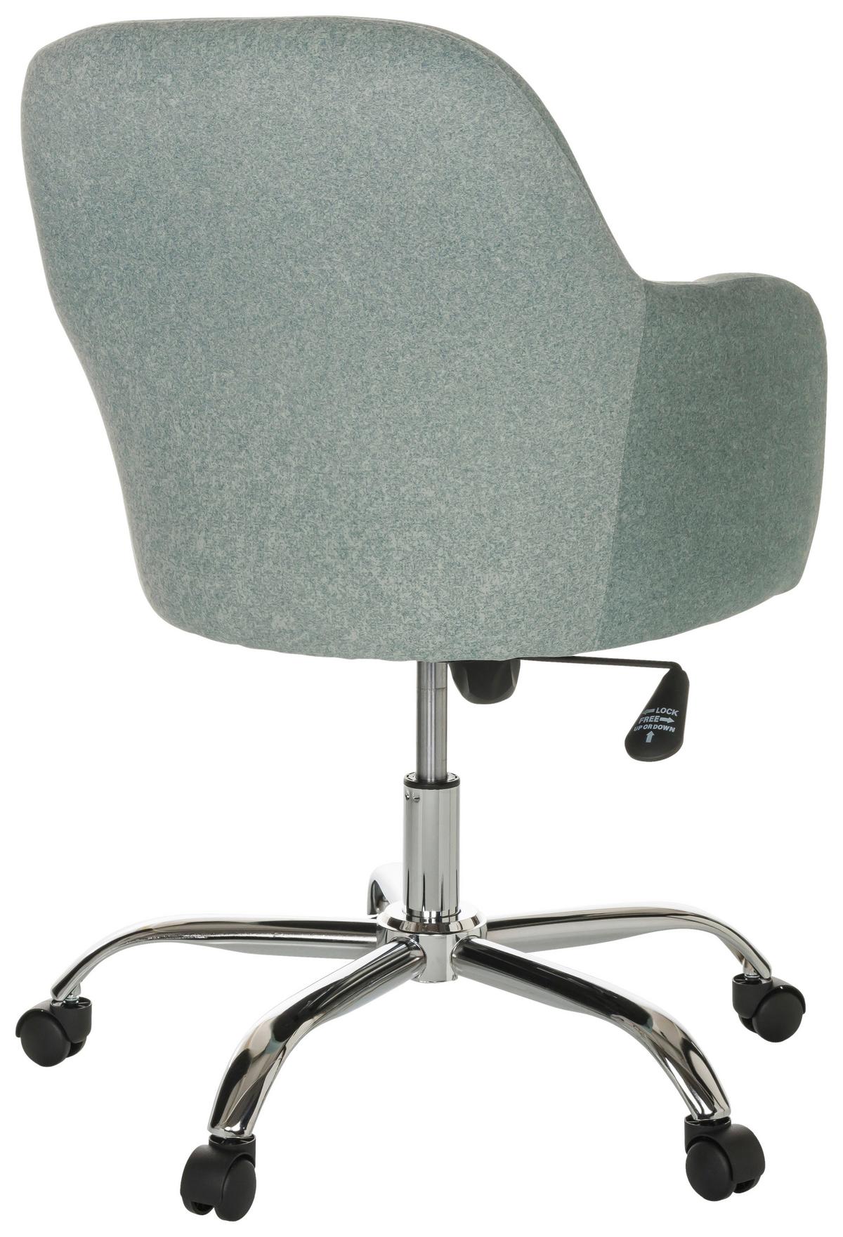 Drehstuhl Solao 300 - Chromfarben/Mintgrün, Basics, Kunststoff/Textil (68/85-94/68cm) - MID.YOU