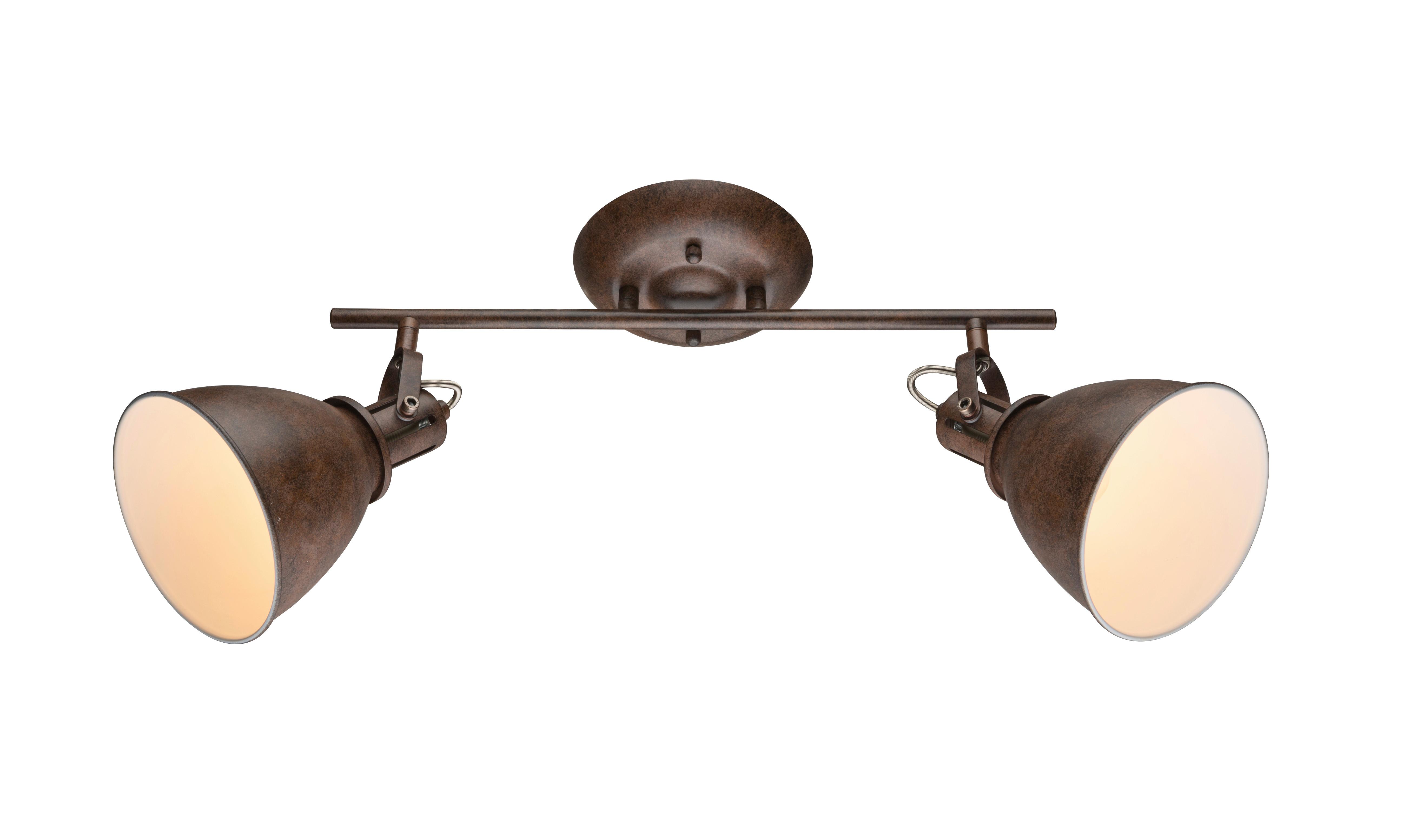 STRAHLER 54647-2 - Rostfarben, LIFESTYLE, Metall (45/15/21cm) - Globo