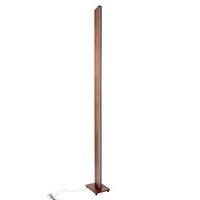 Led-stehlampe Dimmbar Holzoptik Länglich - Naturfarben, Natur, Kunststoff/Metall (152cm) - Näve