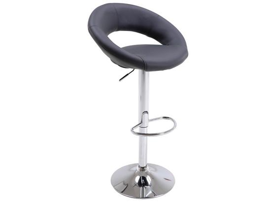 Bárszék Scott - krómszínű/szürke, modern, Műanyag/Fém (56/82-103/50cm) Bárszék Scott - krómszínű/szürke, modern, Műanyag/Fém (56/82-103/50cm)