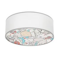 KINDERDECKENLEUCHTE 31-38869 KIDDY WOLKE - Multicolor/Weiß, KONVENTIONELL, Kunststoff/Metall (38/38/14cm)