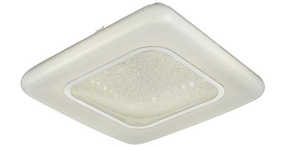 LED-Deckenleuchte Wilhelm L: 30 cm mit Kristalleffekt - MODERN, Kunststoff/Metall (30/8,5cm) - Luca Bessoni